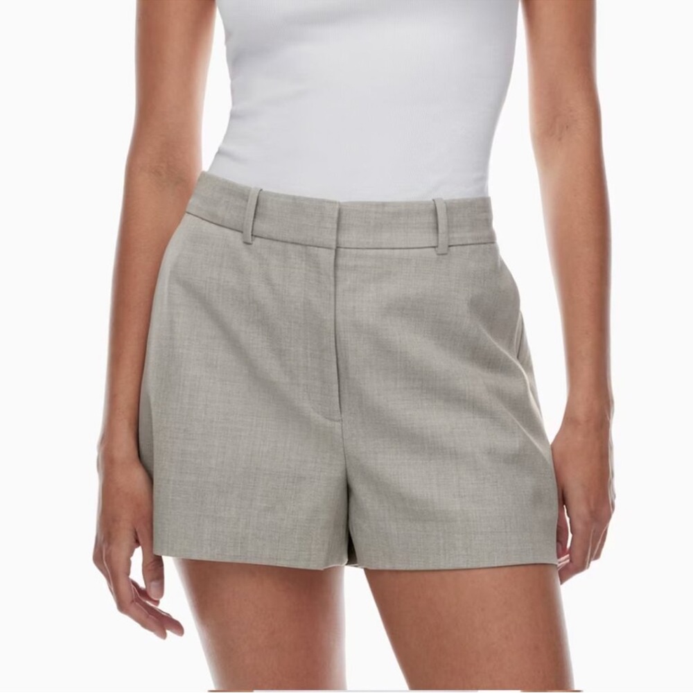 Aritzia Babaton Pleated Mini Short